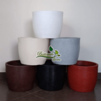 Vaso mod. Barril 27x32 em Poletileno