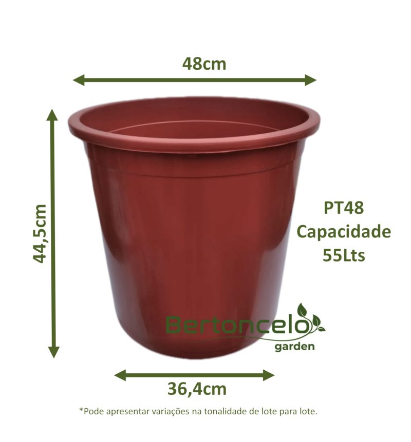 Pote nº48 - Cor Cerâmica em PVC